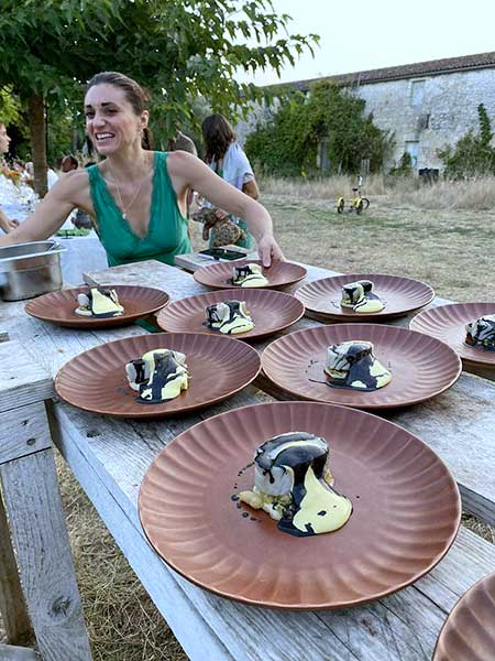 Repas Vigneron avec les Roselières restaurant gastronomique proche de Royan
