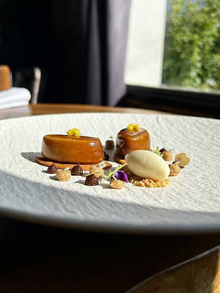 Déjeuner dans les vergers avec les Roselières restaurant gastronomique proche de Royan